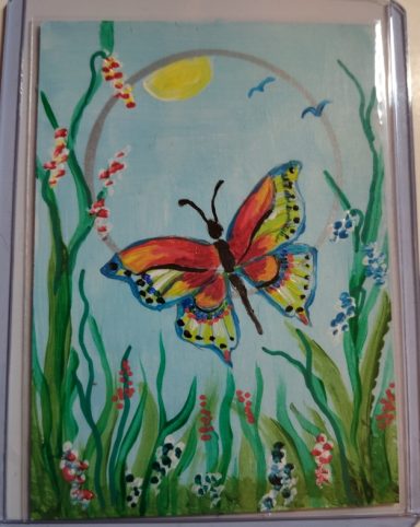 Stillness before the Flutter